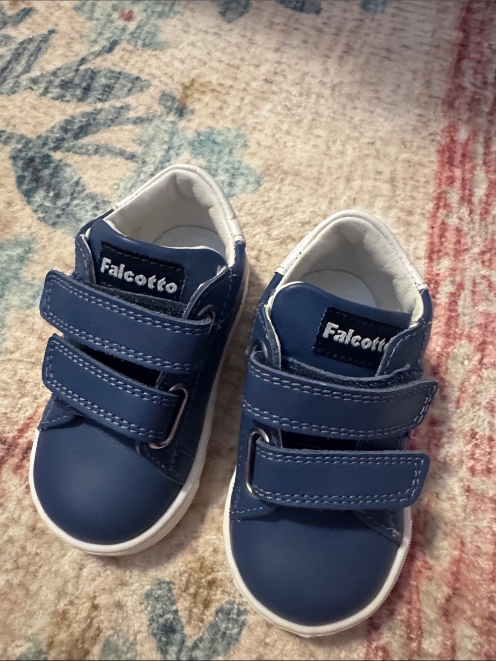 Falcotto Kids' Navy Blue Velcro Sneakers size 3